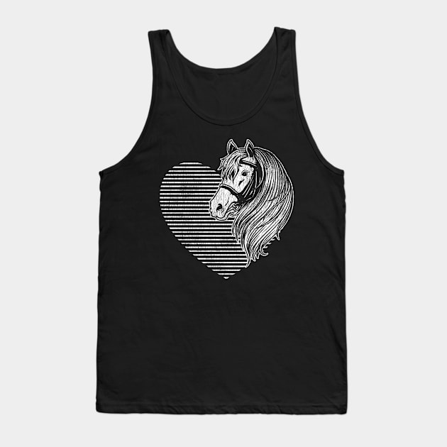 Horse Cute Pet Pony Tank Top by shirtsyoulike